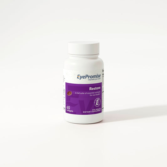 EyePromise Restore Eye Health Supplements - 60 Softgels, 30-Day Supply - Omega 3 Supplement for Aging Eyes with Lutein and Zeaxanthin, Fish Oil, EPA, DHA & Eye Vitamins and Nutrients